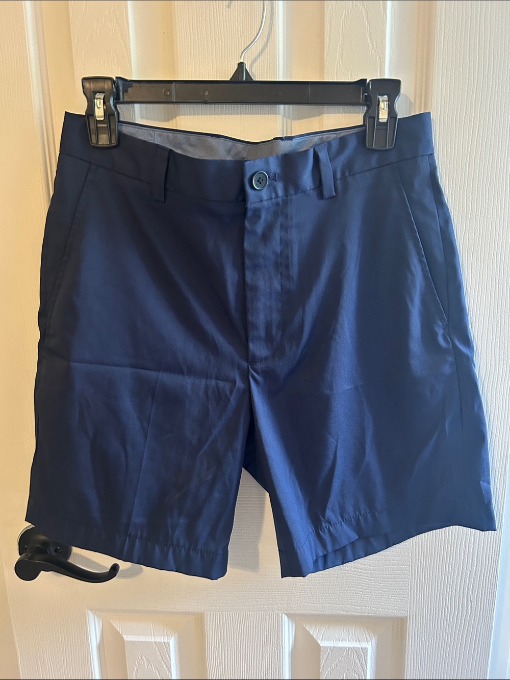 Brooks Brothers Deep Navy Flat-Front Men's Shorts